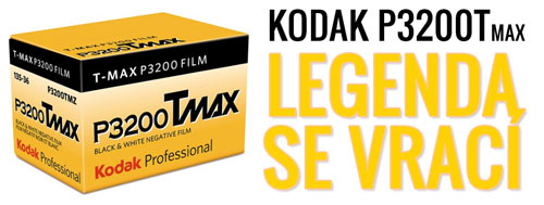 Film KODAK P3200TMAX se vrací na trh