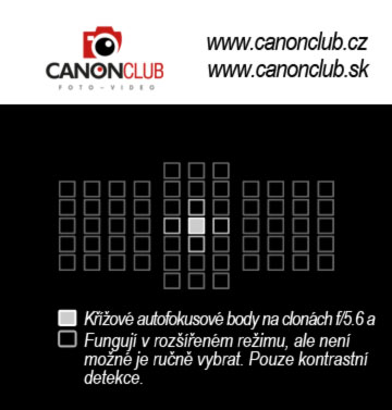 autofokus Canon EOS 5D Mark III