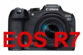 Canon EOS R7  menu (Video)