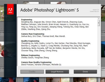 Adobe Lightrom 5.4